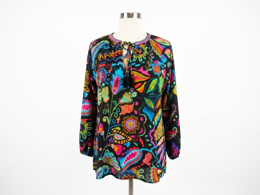 NEW JOHNNY WAS margot blouse in multi